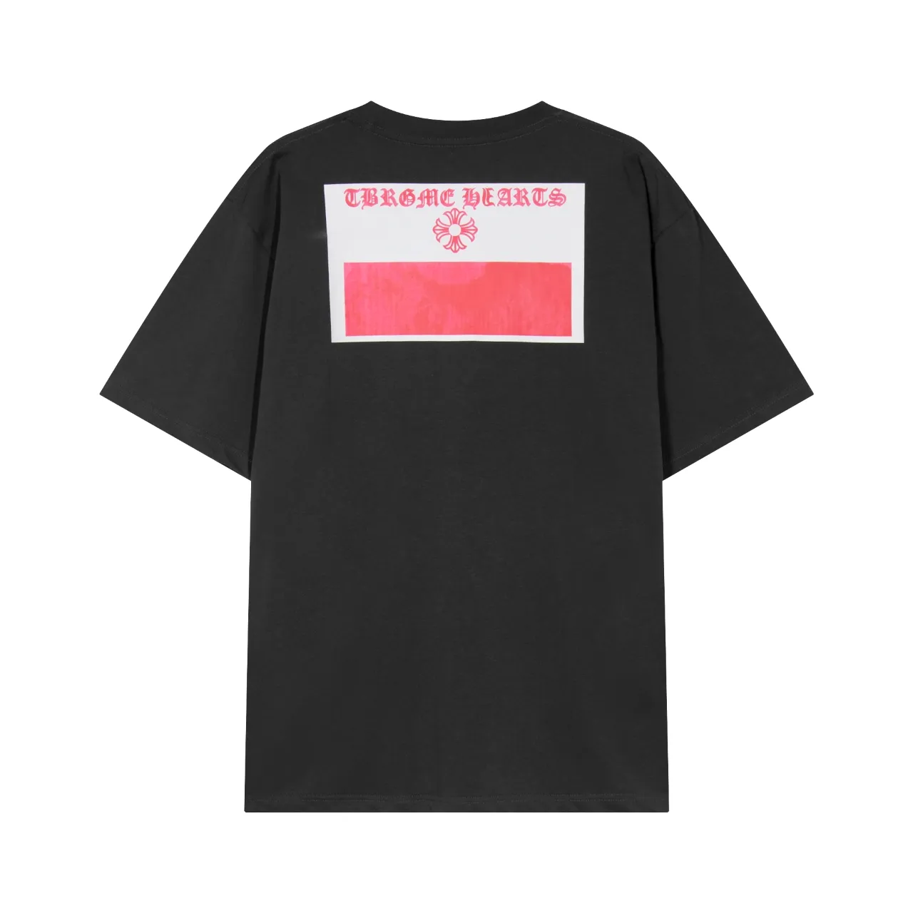 P140 Chrome Hearts Sanskrit Color Printed Short Sleeves Size: SMLXL Color: Gray